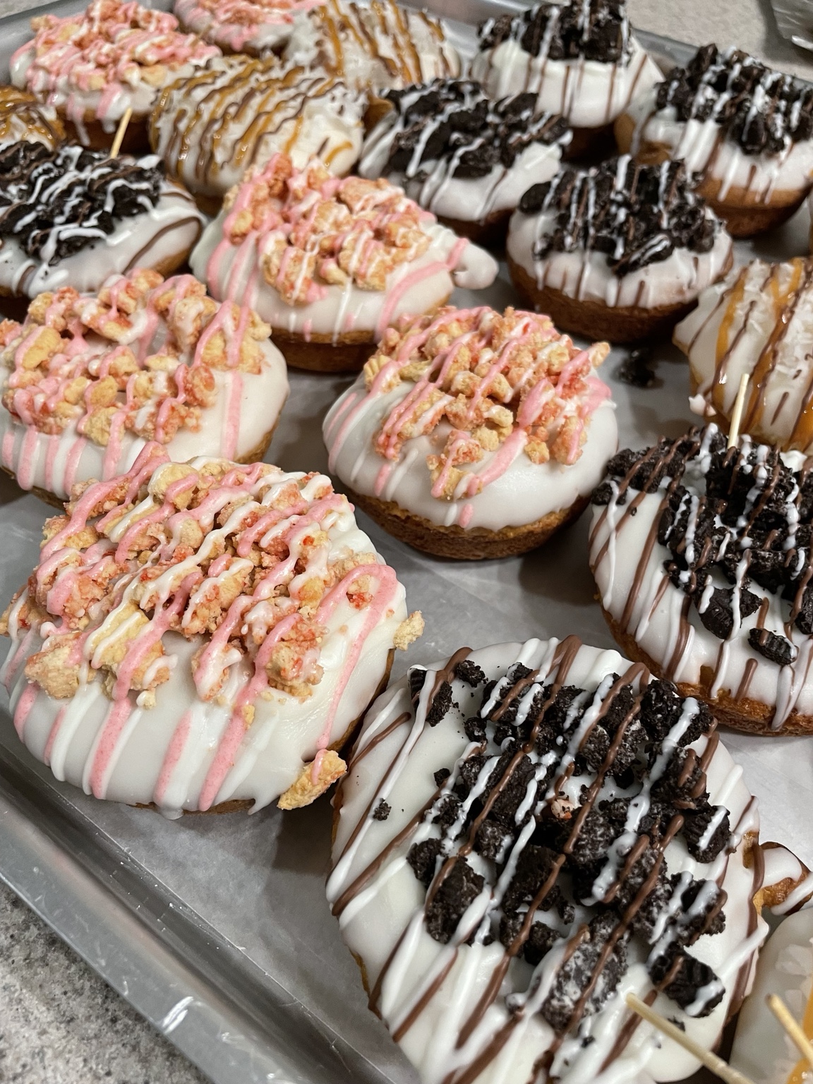 Chocolate and strawberry covered treats
