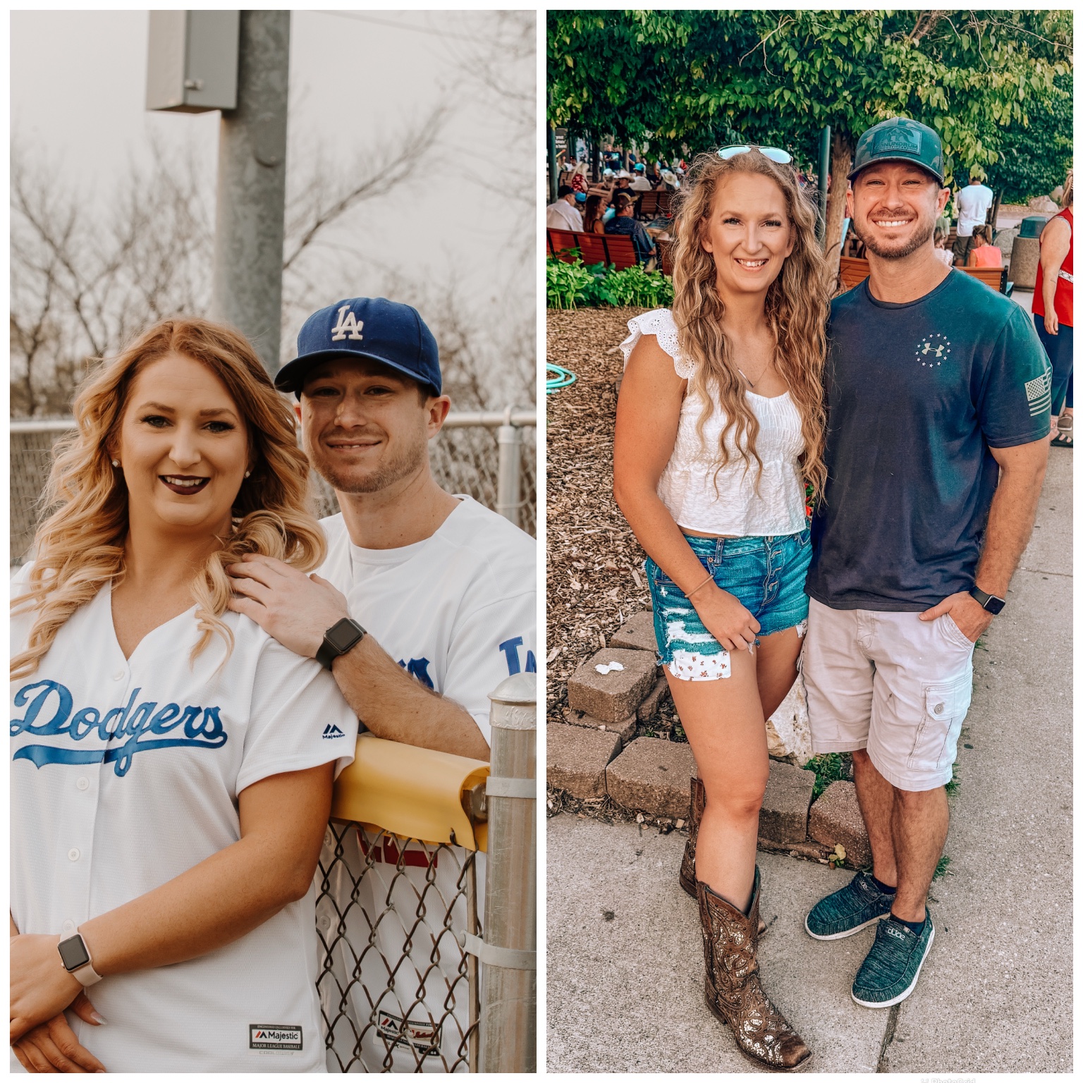 Before and after personal transformation
