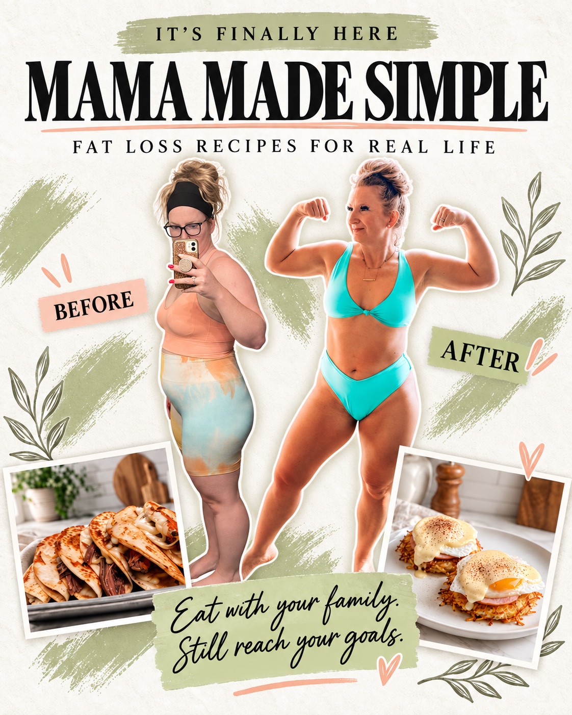 Mama Made Simple transformation graphic